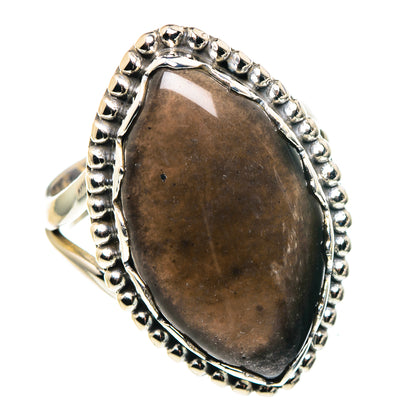 Gold Sheen Obsidian Rings handcrafted by Ana Silver Co - RING89619
