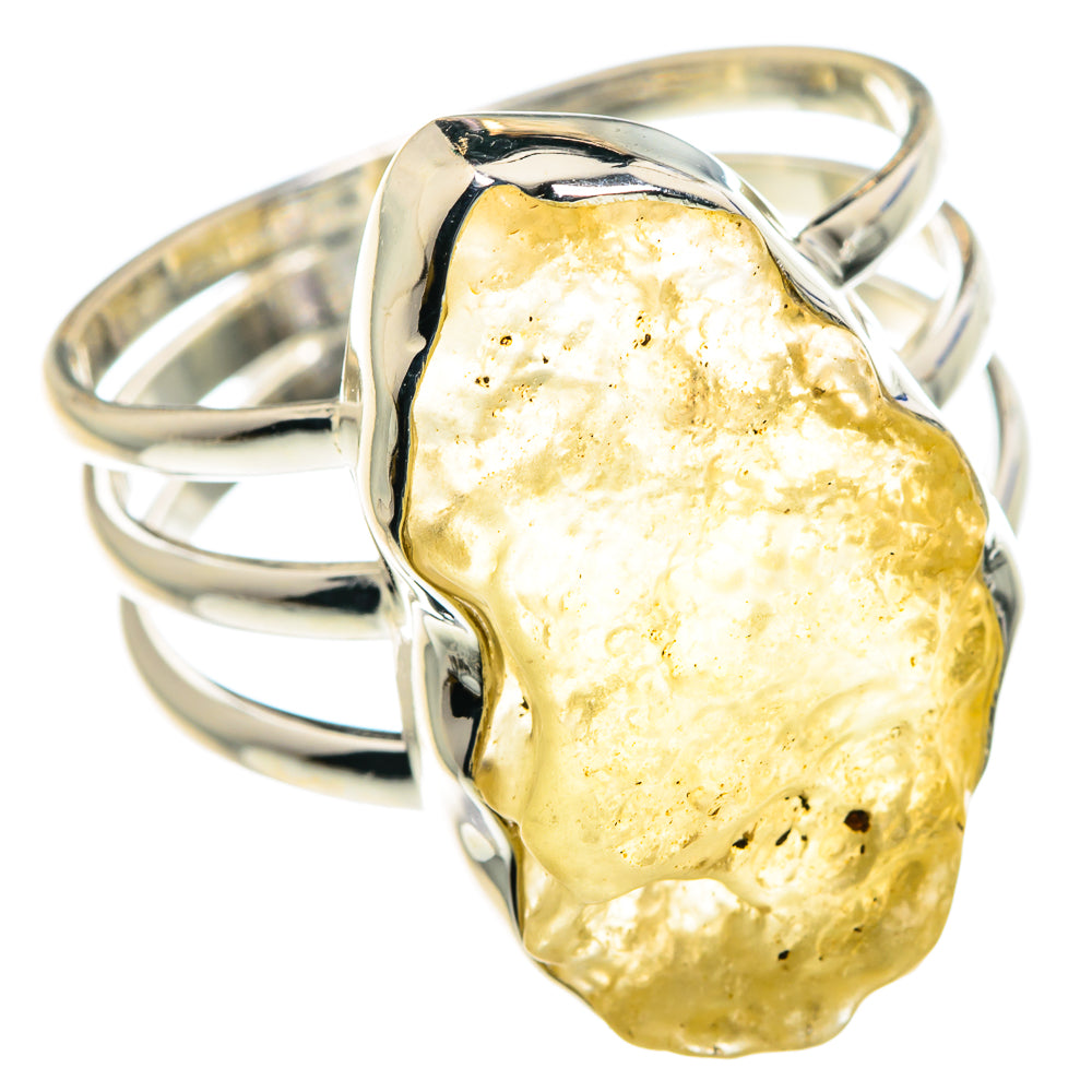 Libyan Glass Rings handcrafted by Ana Silver Co - RING89622 - Photo 2
