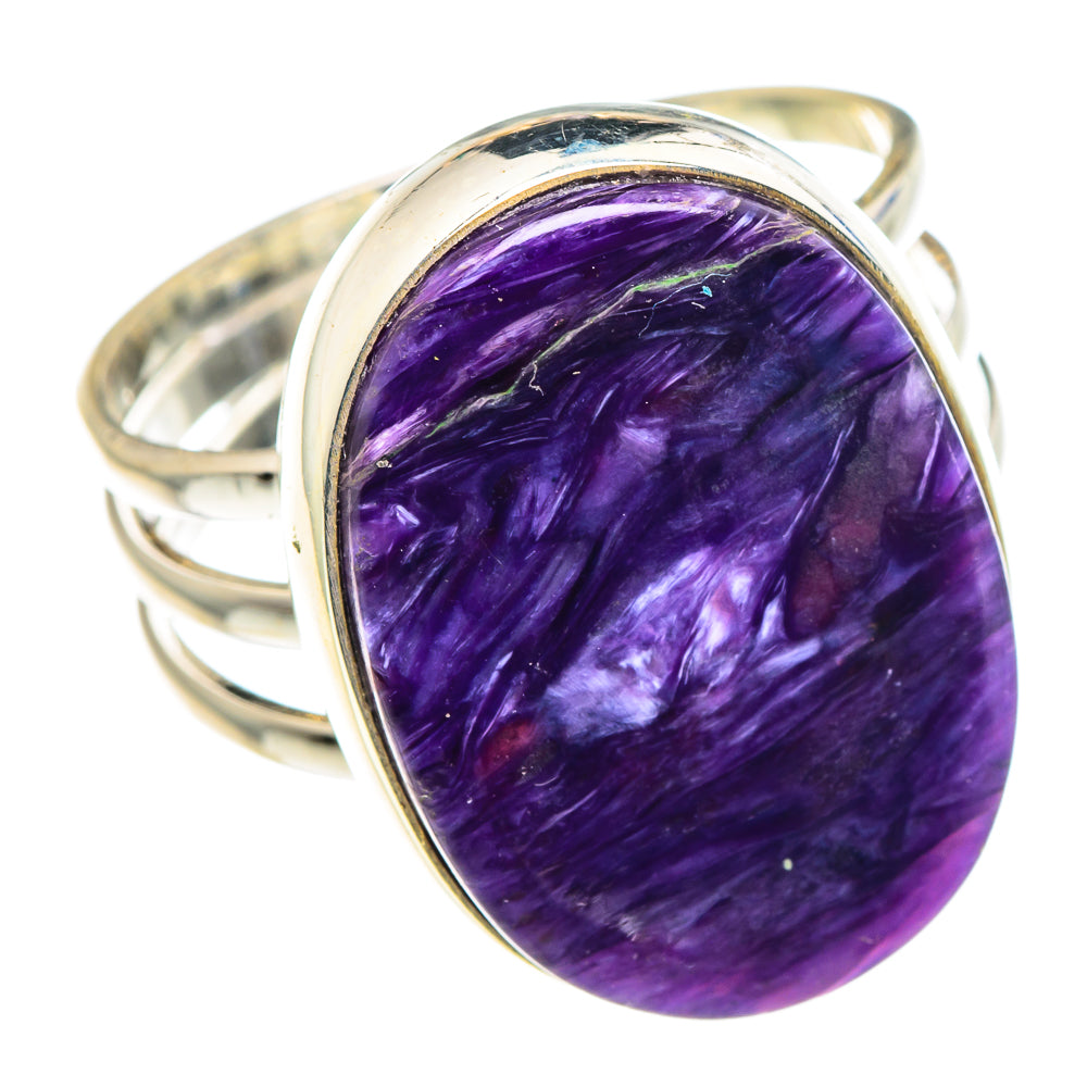 Charoite Rings handcrafted by Ana Silver Co - RING89630