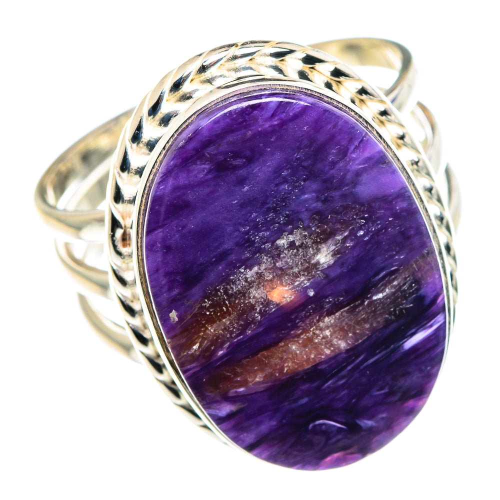 Charoite Rings handcrafted by Ana Silver Co - RING89633