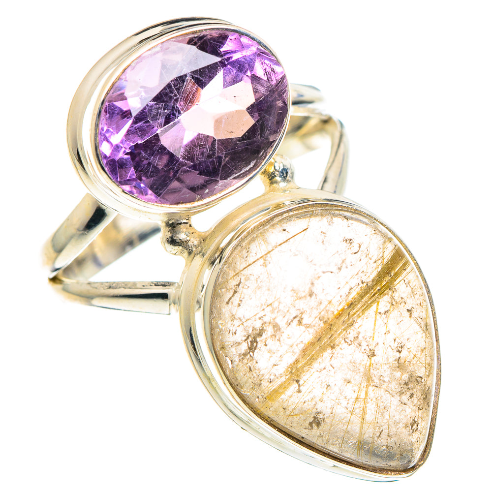 Rutilated Quartz Rings handcrafted by Ana Silver Co - RING89638