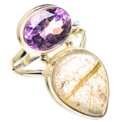 Rutilated Quartz Rings handcrafted by Ana Silver Co - RING89638