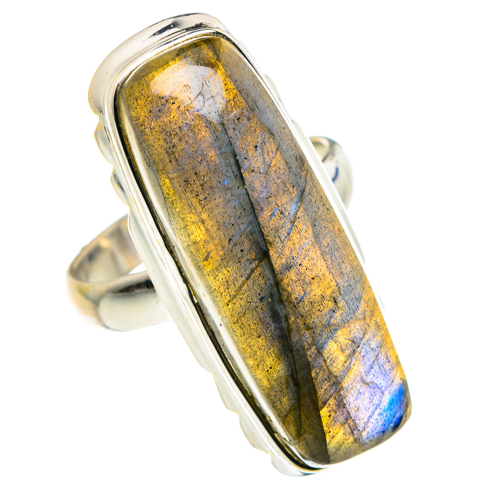 Labradorite Rings handcrafted by Ana Silver Co - RING89642