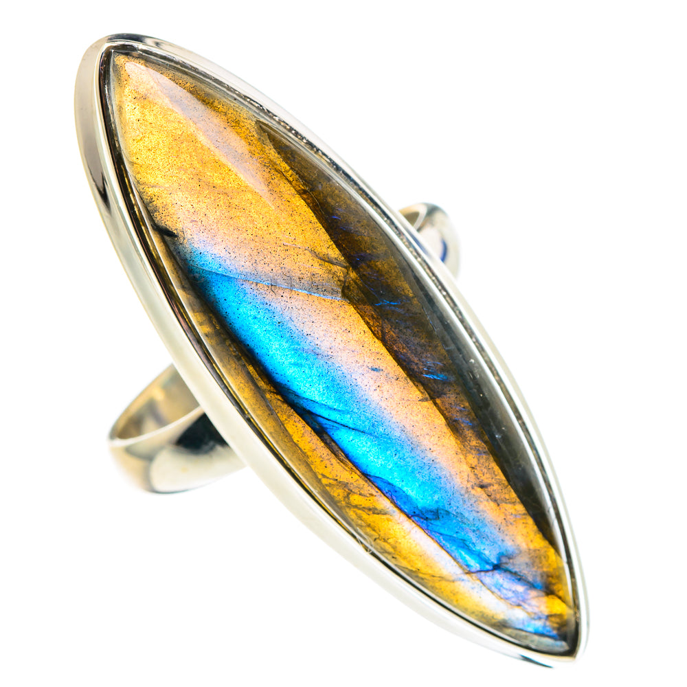 Labradorite Rings handcrafted by Ana Silver Co - RING89645
