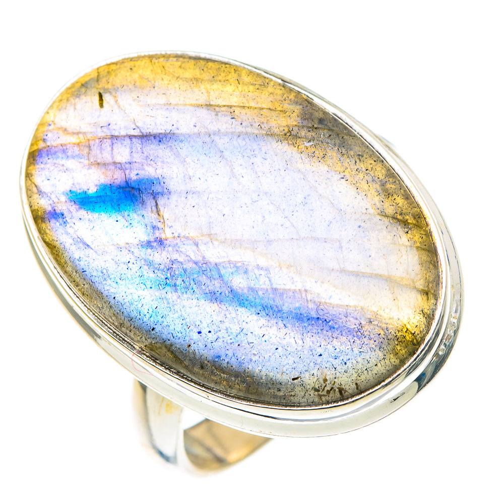 Labradorite Rings handcrafted by Ana Silver Co - RING89647
