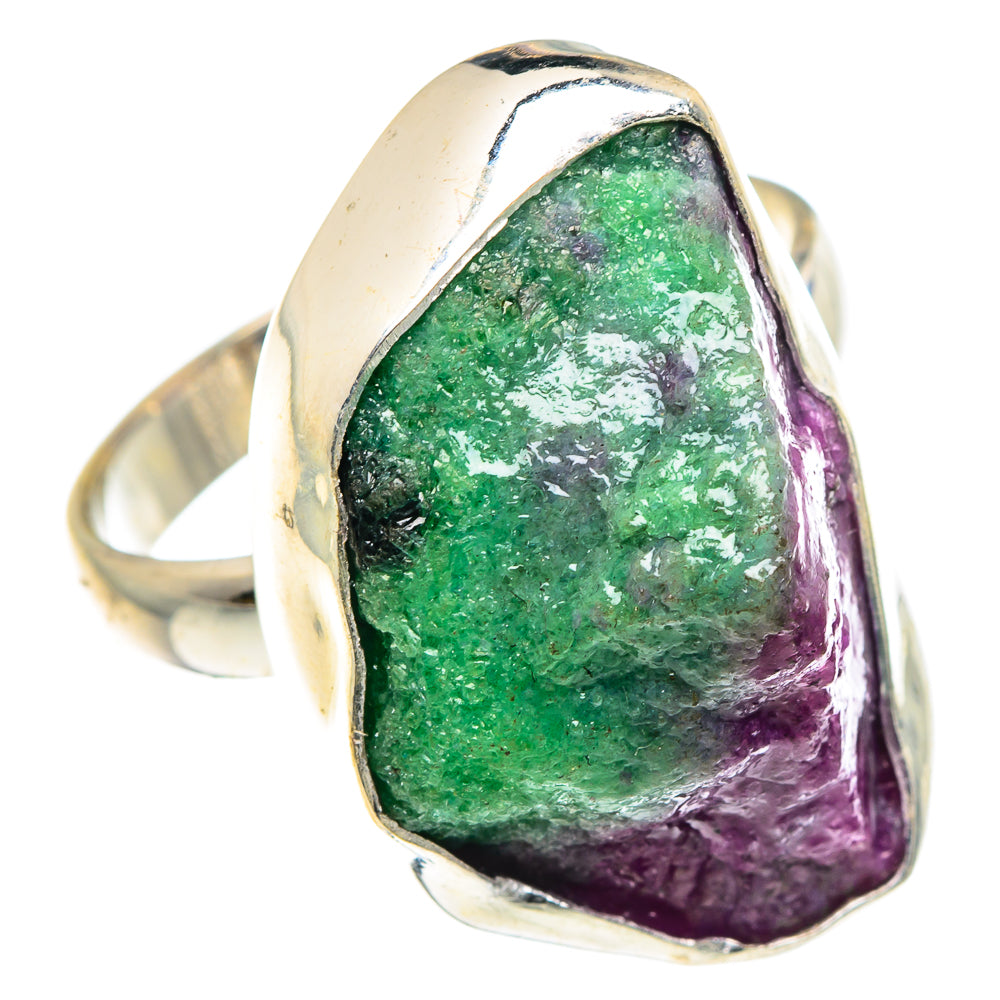 Ruby Zoisite Rings handcrafted by Ana Silver Co - RING89670