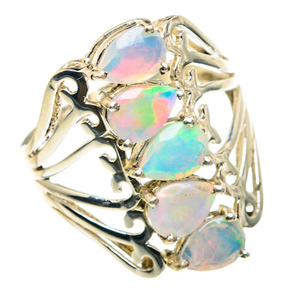 Ethiopian Opal Rings handcrafted by Ana Silver Co - RING89672