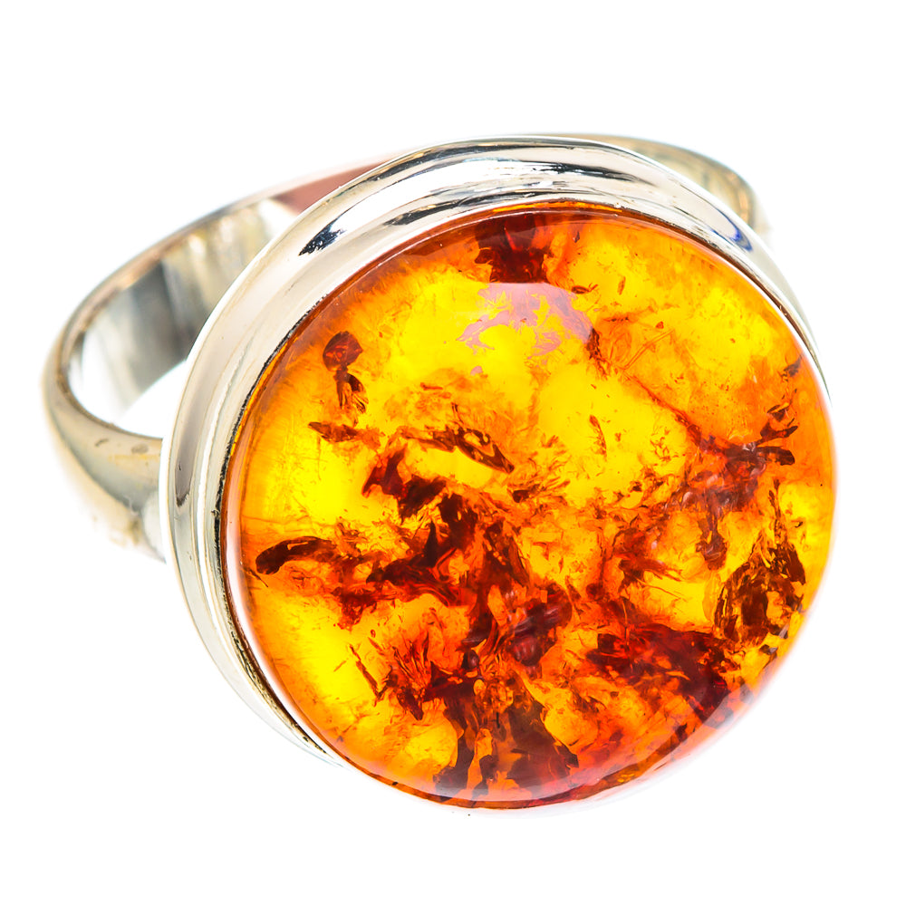 Baltic Amber Rings handcrafted by Ana Silver Co - RING89686