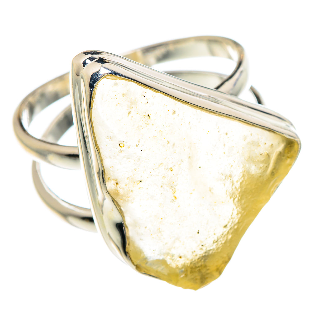 Libyan Glass Rings handcrafted by Ana Silver Co - RING89689 - Photo 2
