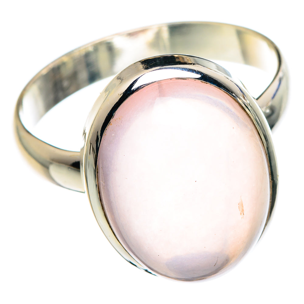 Rose Quartz Rings handcrafted by Ana Silver Co - RING89691