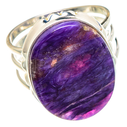 Charoite Rings handcrafted by Ana Silver Co - RING89697