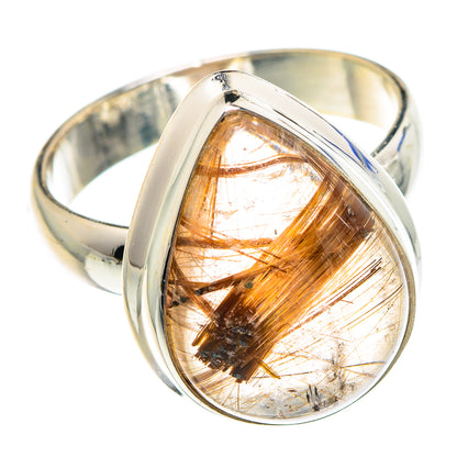 Rutilated Quartz Rings handcrafted by Ana Silver Co - RING89699