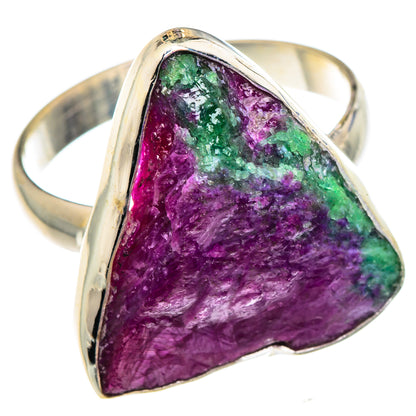 Ruby Zoisite Rings handcrafted by Ana Silver Co - RING89705