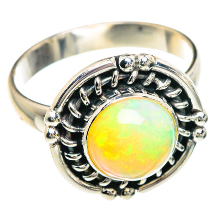 Ethiopian Opal Rings handcrafted by Ana Silver Co - RING89707