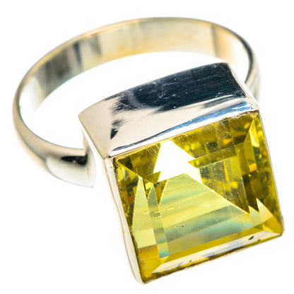 Lemon Quartz Rings handcrafted by Ana Silver Co - RING89709