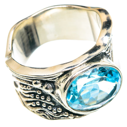 Blue Topaz Rings handcrafted by Ana Silver Co - RING89715