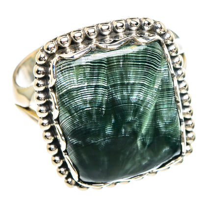 Seraphinite Rings handcrafted by Ana Silver Co - RING89720