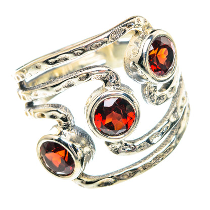 Garnet Rings handcrafted by Ana Silver Co - RING89728