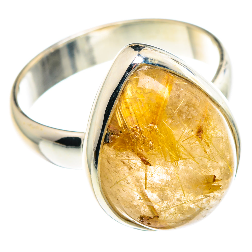 Rutilated Quartz Rings handcrafted by Ana Silver Co - RING89732