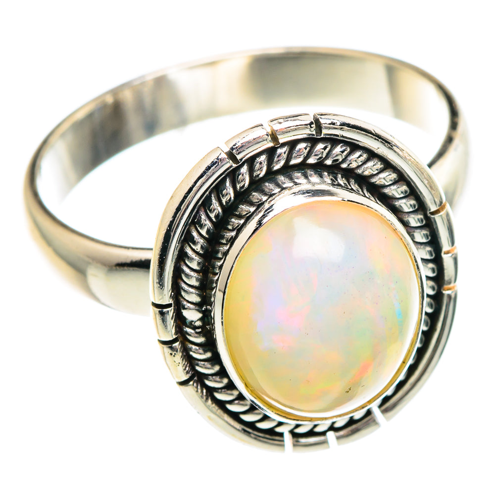 Ethiopian Opal Rings handcrafted by Ana Silver Co - RING89739