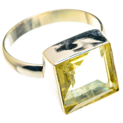 Lemon Quartz Rings handcrafted by Ana Silver Co - RING89742 - Photo 2