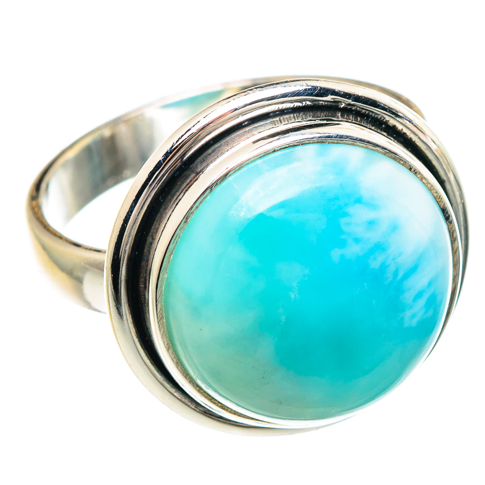 Larimar Rings handcrafted by Ana Silver Co - RING89746