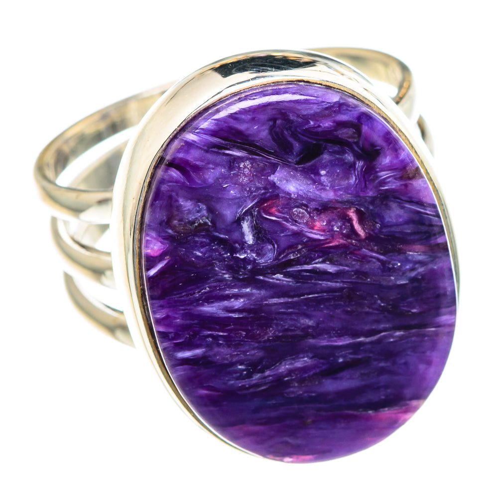 Charoite Rings handcrafted by Ana Silver Co - RING89763