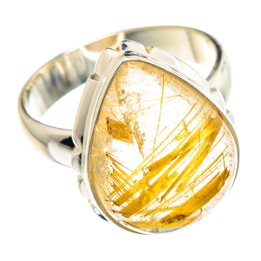 Rutilated Quartz Rings handcrafted by Ana Silver Co - RING89766