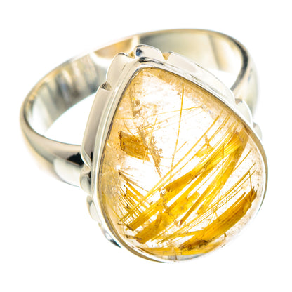 Rutilated Quartz Rings handcrafted by Ana Silver Co - RING89766
