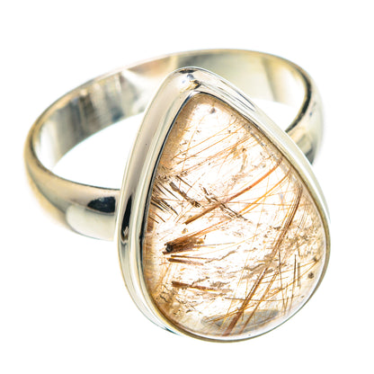 Rutilated Quartz Rings handcrafted by Ana Silver Co - RING89767