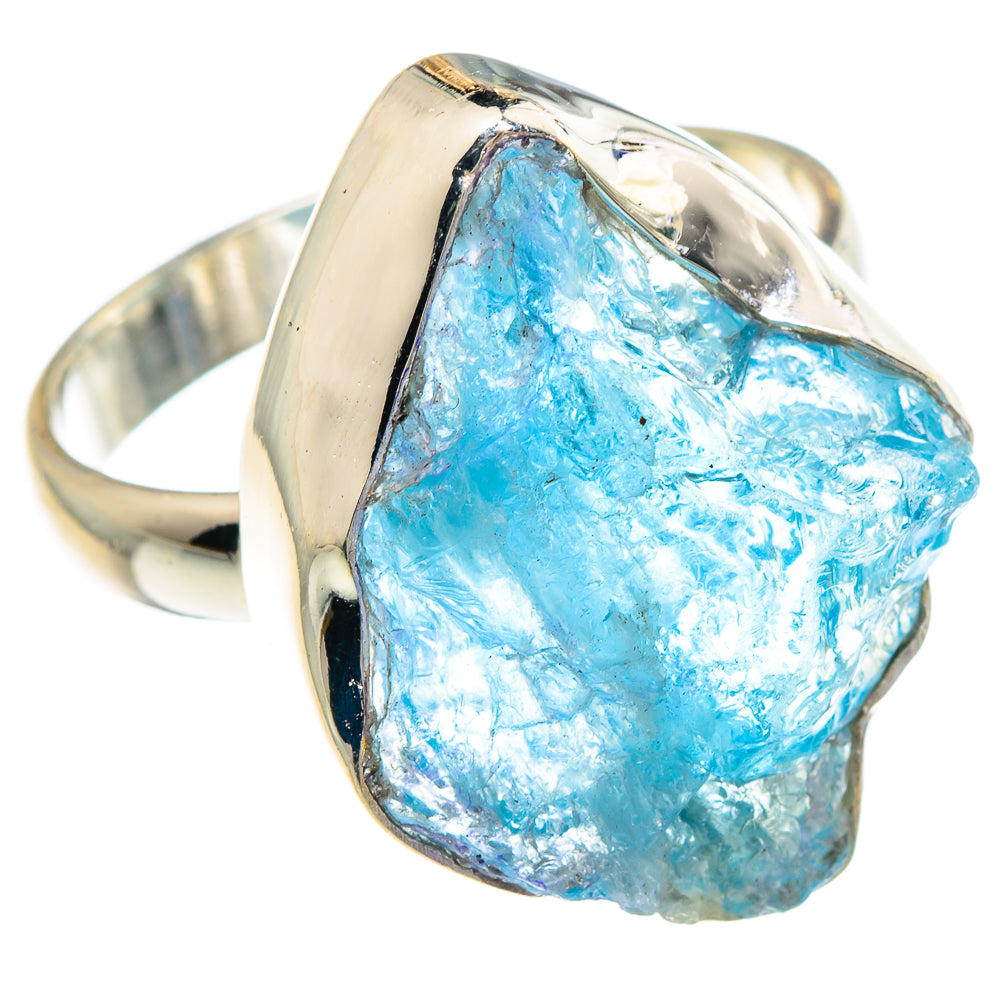 Aqaumarine Rings handcrafted by Ana Silver Co - RING89777