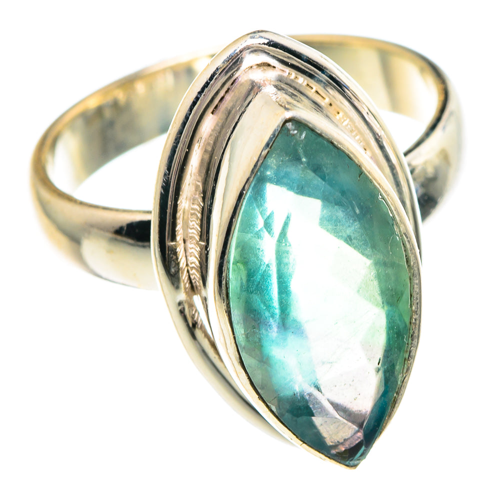 Blue Fluorite Rings handcrafted by Ana Silver Co - RING89787