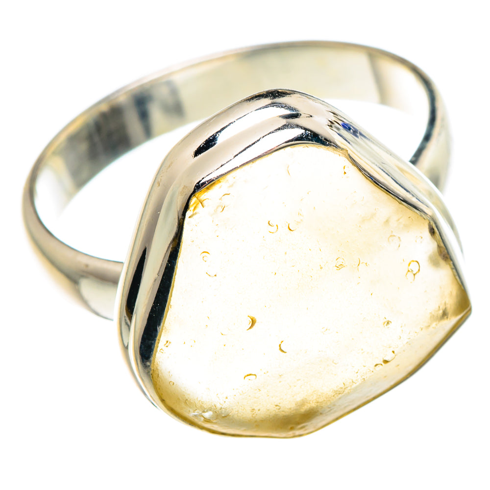 Libyan Glass Rings handcrafted by Ana Silver Co - RING89789 - Photo 2