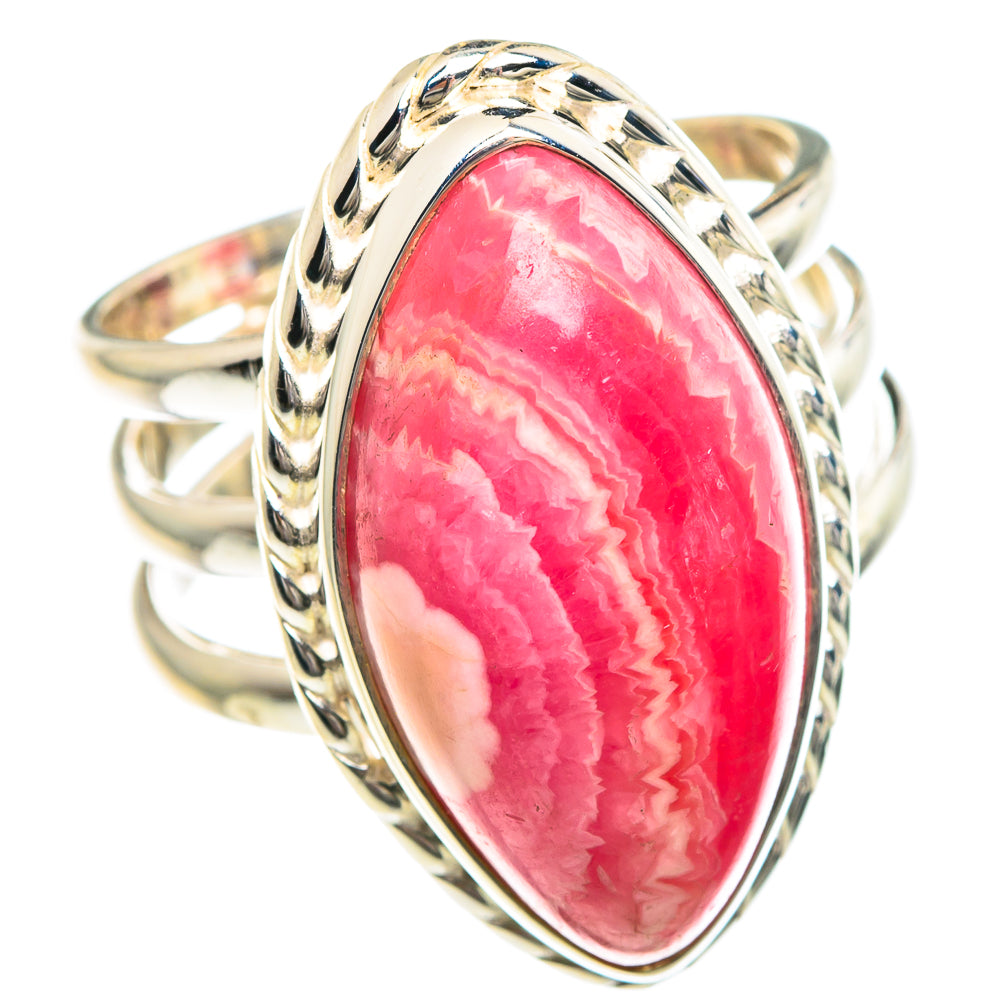 Rhodochrosite Rings handcrafted by Ana Silver Co - RING89792