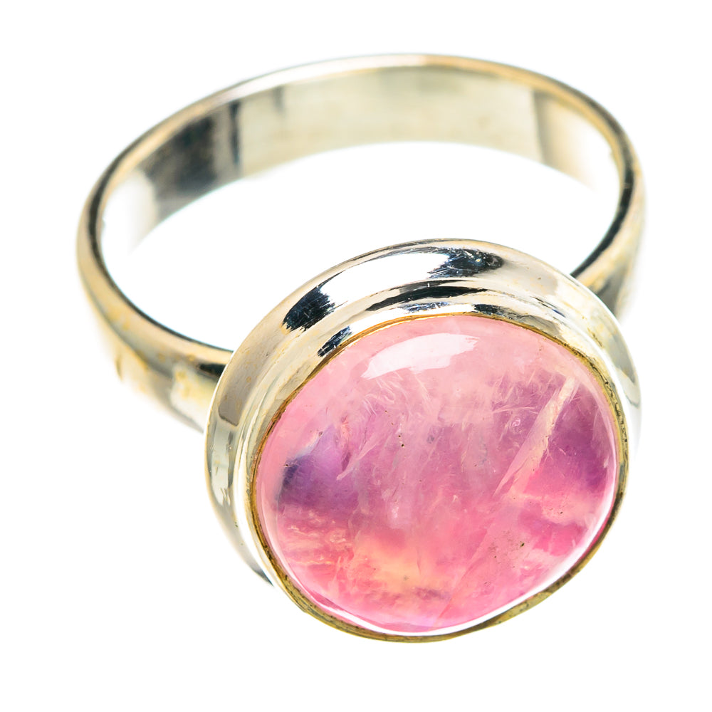 Pink Moonstone Rings handcrafted by Ana Silver Co - RING89794