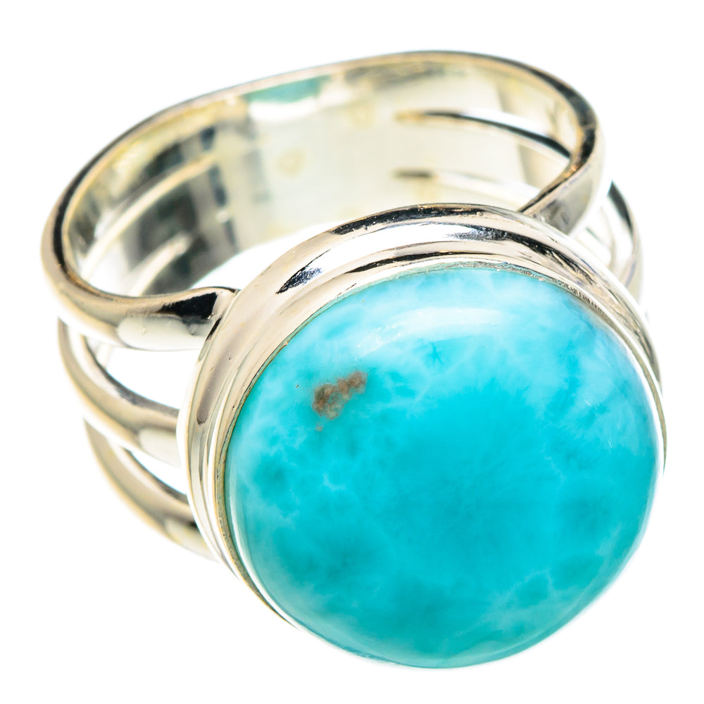 Larimar Rings handcrafted by Ana Silver Co - RING89810