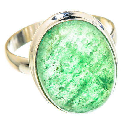 Green Aventurine Rings handcrafted by Ana Silver Co - RING89819