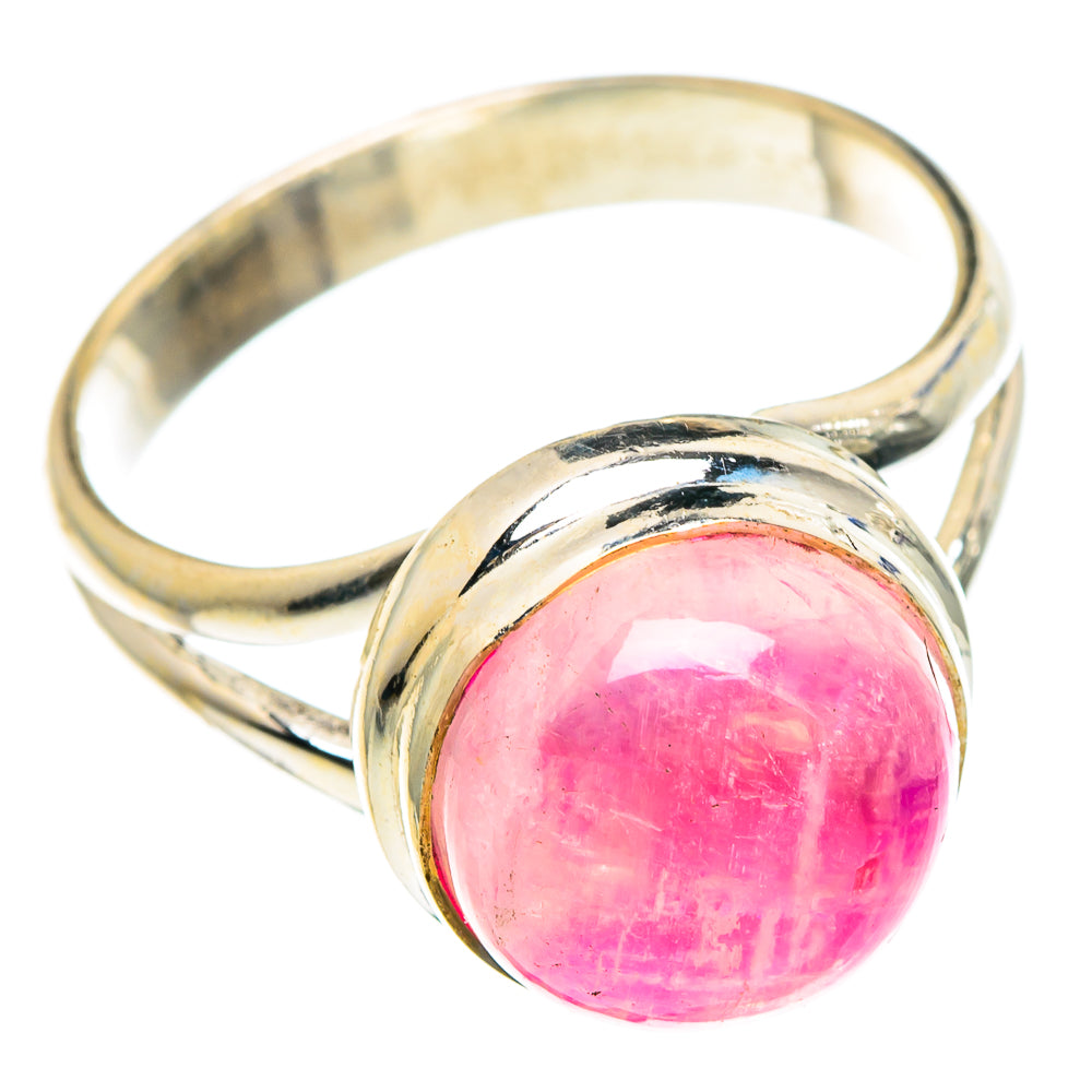 Pink Moonstone Rings handcrafted by Ana Silver Co - RING89823