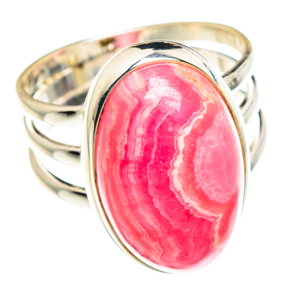 Rhodochrosite Rings handcrafted by Ana Silver Co - RING89825