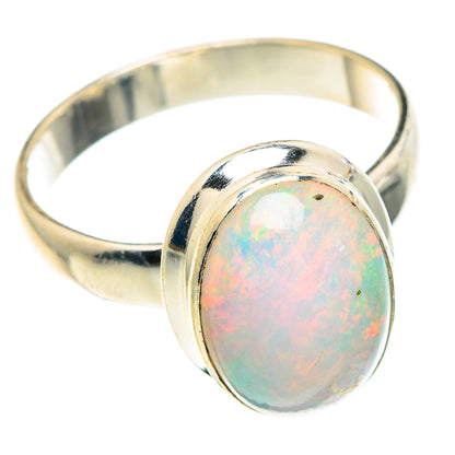 Ethiopian Opal Rings handcrafted by Ana Silver Co - RING89837