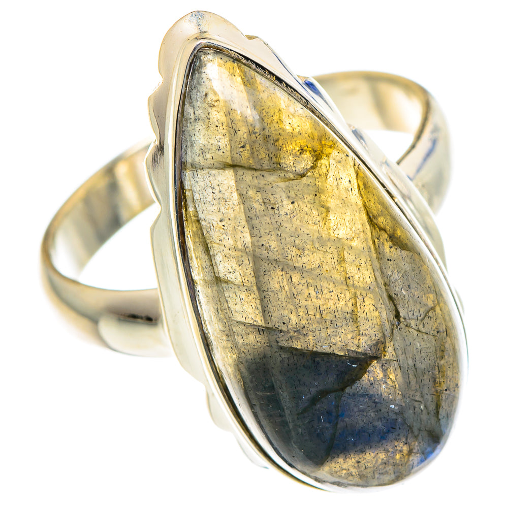 Labradorite Rings handcrafted by Ana Silver Co - RING89845