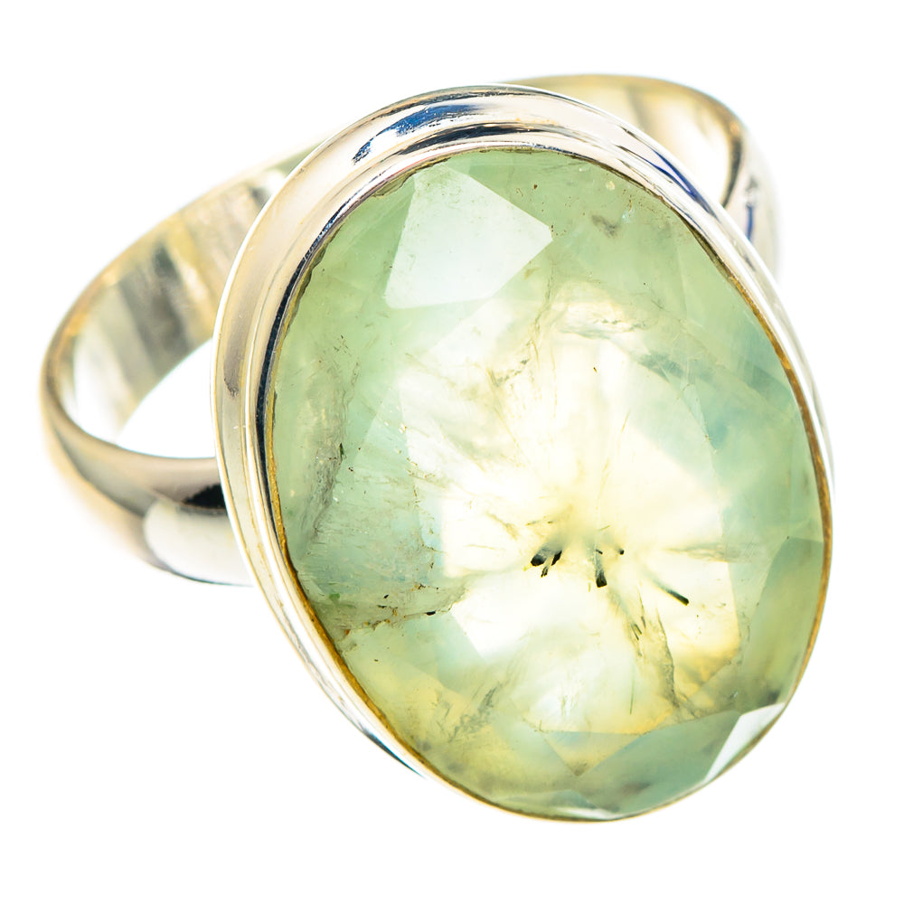 Prehnite Rings handcrafted by Ana Silver Co - RING89850