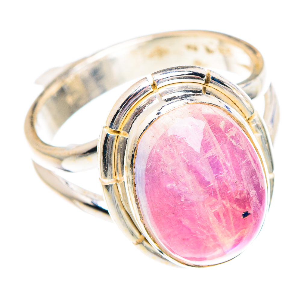 Pink Moonstone Rings handcrafted by Ana Silver Co - RING89857