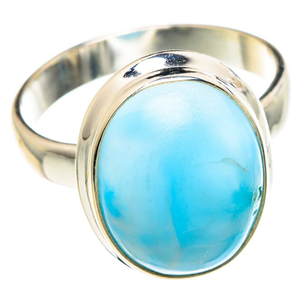Larimar Rings handcrafted by Ana Silver Co - RING89872