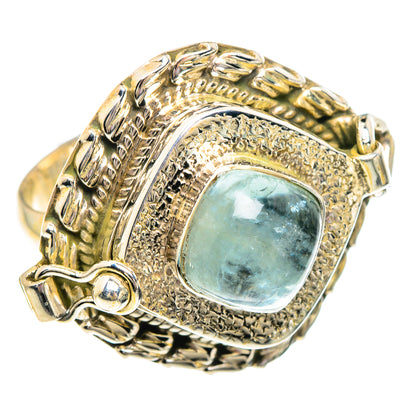 Aquamarine Rings handcrafted by Ana Silver Co - RING89876