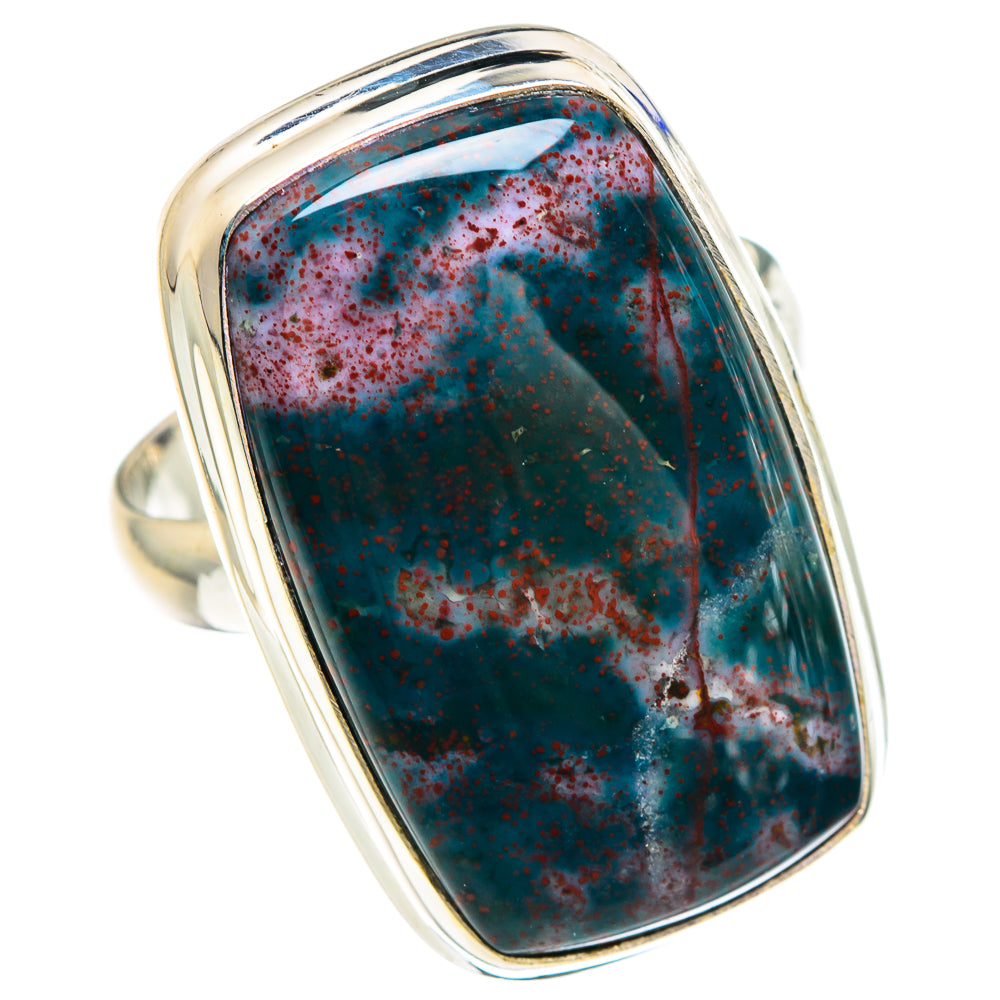 Bloodstone Rings handcrafted by Ana Silver Co - RING89881