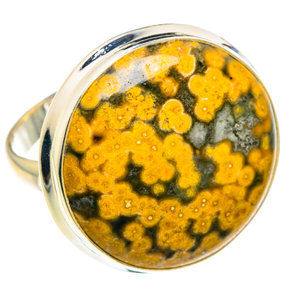 Ocean Jasper Rings handcrafted by Ana Silver Co - RING89883