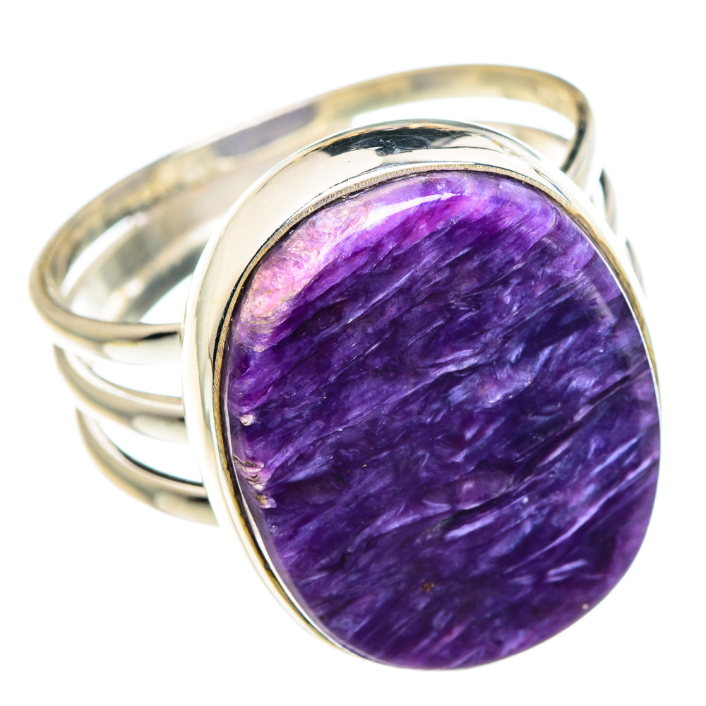 Charoite Rings handcrafted by Ana Silver Co - RING89891