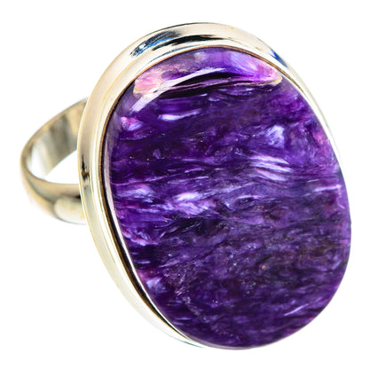 Charoite Rings handcrafted by Ana Silver Co - RING89898