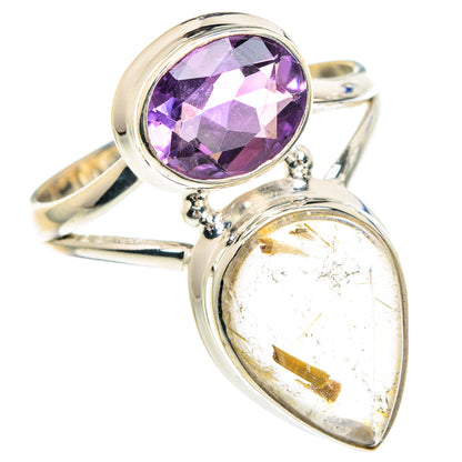 Rutilated Quartz Rings handcrafted by Ana Silver Co - RING89904